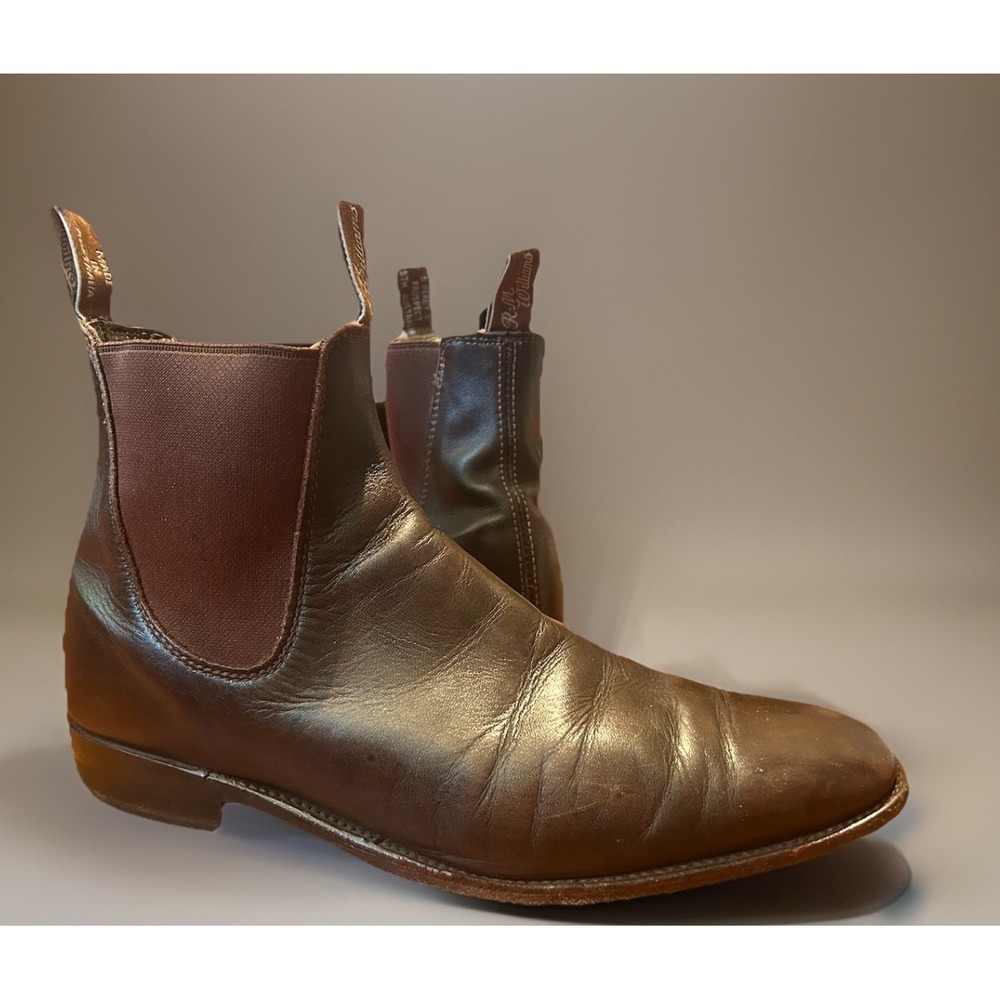 RM Williams boots Comfort Craftsman Chestnut size US 11D AU 10G *see Photos